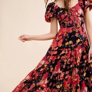 Free People Sundrenched Midi Dress